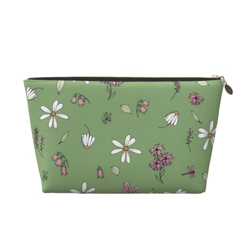 Tragbare Kosmetiktasche aus Kiefernblattleder, geeignet für Geschäftsreisen für Damen und Herren von peiyeety