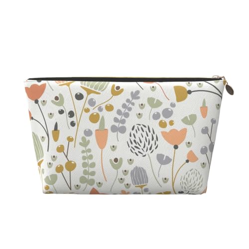 Tragbare Kosmetiktasche aus Leder mit Cartoon-Haien, geeignet für Geschäftsreisen für Frauen und Männer von peiyeety