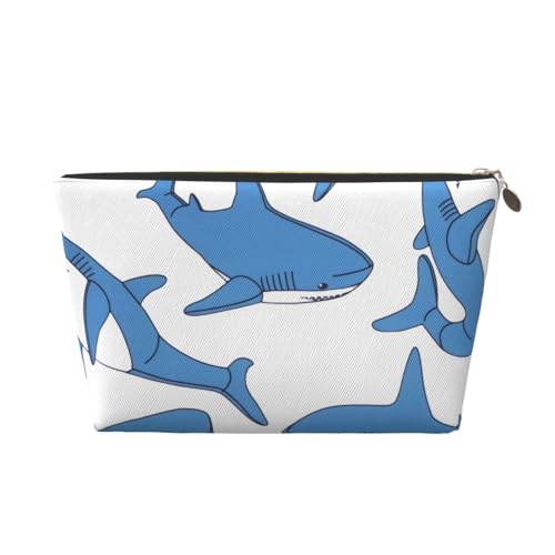 Tragbare Kosmetiktasche aus Leder mit Elefantenmotiv, geeignet für Geschäftsreisen für Damen und Herren von peiyeety