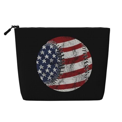 Tragbare Kosmetiktasche aus Leder mit lila Blumen, geeignet für Geschäftsreisen, für Damen und Herren von peiyeety