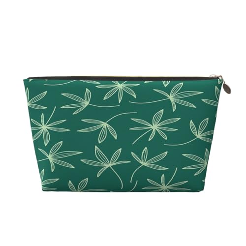 Tragbare Kosmetiktasche aus Leder mit niedlichen Tieren, geeignet für Geschäftsreisen für Damen und Herren von peiyeety