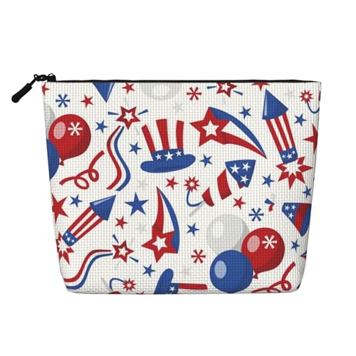 Tragbare Kosmetiktasche aus Leder mit niedlichen kleinen Elefanten, geeignet für Geschäftsreisen für Frauen und Männer von peiyeety