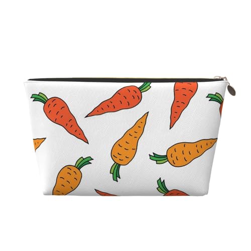 Tragbare Kosmetiktasche aus schwarzem Leder mit Krallenmarkierungen, geeignet für Geschäftsreisen für Damen und Herren von peiyeety