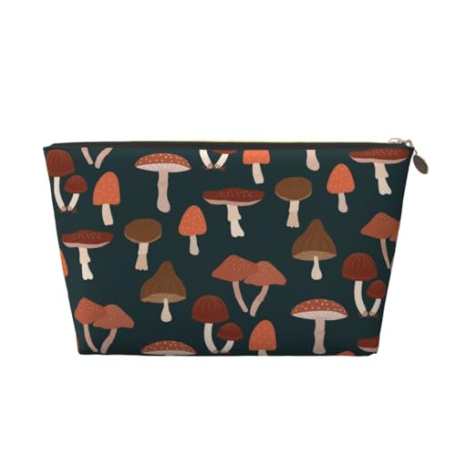 Tragbare Kosmetiktasche mit Cartoon-Giraffe, Leder, geeignet für Geschäftsreisen, für Damen und Herren von peiyeety