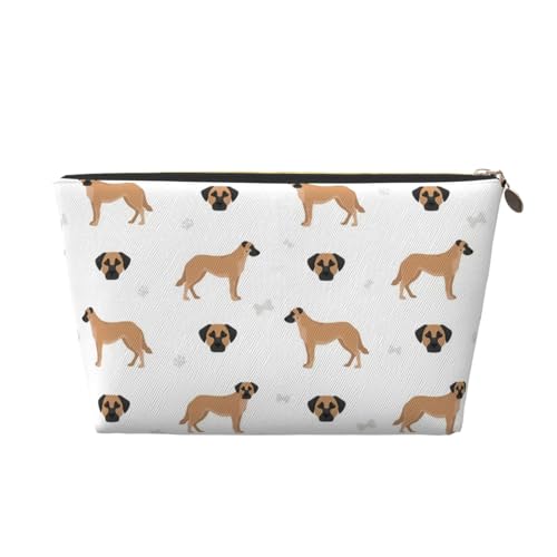 Tragbarer Kosmetiktaschen-Organizer aus Leder von Blue Shark, geeignet für Geschäftsreisen für Damen und Herren von peiyeety