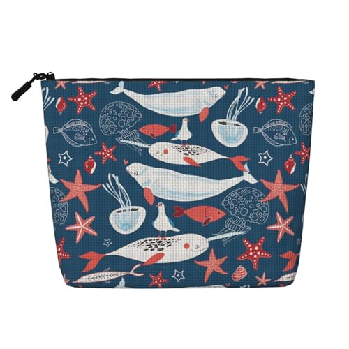 Violin1 Make-up-Tasche aus Kunsthanf, Make-up-Reisetasche, Kosmetiktasche aus Kunsthanf für Frauen und Mädchen von peiyeety