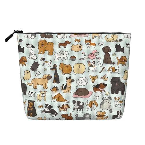 White Cloud Sunflower Fake Hanf Make-up-Tasche Kunsthanf Make-up Reisetasche Kosmetiktasche für Frauen und Mädchen von peiyeety