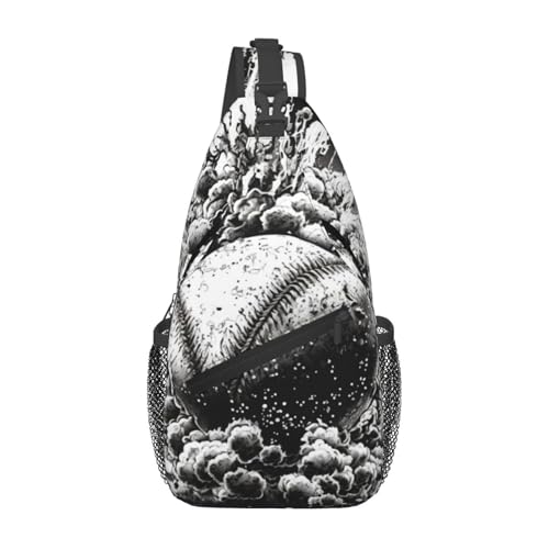 peiyeety Bunte Baseball-Cross-Brusttasche für Damen und Herren, verstellbare Umhängetaschen, Schulterrucksack peiyeety Bunte Baseball-Cross-Brusttasche für Damen und Herren, verstellbare Umhängetaschen, Schulterrucksack von peiyeety