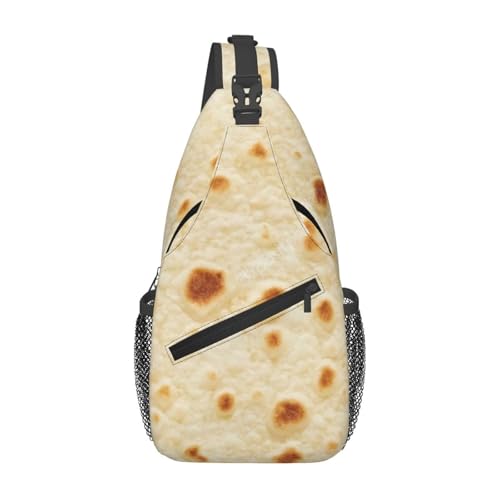 peiyeety Burritos Sling Bag Crossbody Rucksack für Damen und Herren, Reisen, Wandern, Tagesrucksack, Brust-Umhängetasche von peiyeety