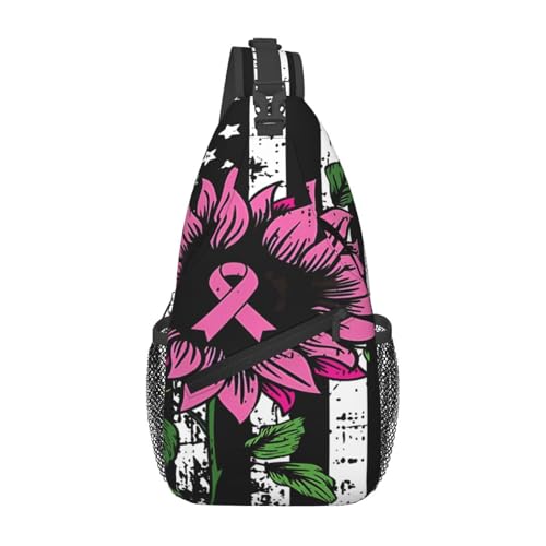 peiyeety Cross-Brusttasche zur Aufklärung über Brustkrebs für Damen und Herren, verstellbare Umhängetasche, Schulterrucksack peiyeety Cross-Brusttasche zur Aufklärung über Brustkrebs für Damen und Herren, verstellbare Umhängetasche, Schulterrucksack von peiyeety