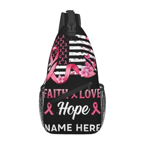 peiyeety Cross-Brusttasche zur Aufklärung über Brustkrebs für Damen und Herren, verstellbare Umhängetasche, Schulterrucksack peiyeety Cross-Brusttasche zur Aufklärung über Brustkrebs für Damen und Herren, verstellbare Umhängetasche, Schulterrucksack von peiyeety