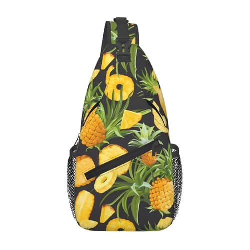 peiyeety Crossbody-Tasche mit tropischem Palmenblatt-Motiv, für Damen und Herren, verstellbar, Umhängetasche, Schulterrucksack peiyeety Crossbody-Tasche mit tropischem Palmenblatt-Motiv, für Damen und Herren, verstellbar, Umhängetasche, Schulterrucksack von peiyeety