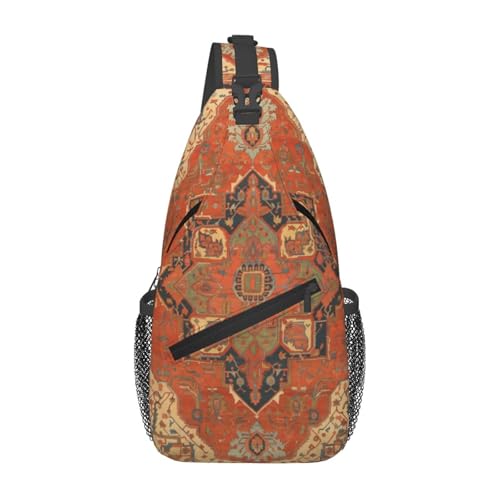 peiyeety Flying Carpet Ride Sling Bag Crossbody Rucksack für Damen und Herren, Reisen, Wandern, Tagesrucksack, Brust-Umhängetasche von peiyeety