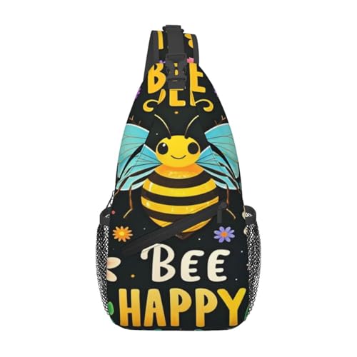 peiyeety Frühlingsblumen-Kreuz-Brusttasche mit schwarzer Katze, Willkommen, für Damen und Herren, verstellbare Umhängetasche, Schulterrucksack peiyeety Frühlingsblumen-Kreuz-Brusttasche mit schwarzer Katze, Willkommen, für Damen und Herren, verstellbare Umhängetasche, Schulterrucksack von peiyeety