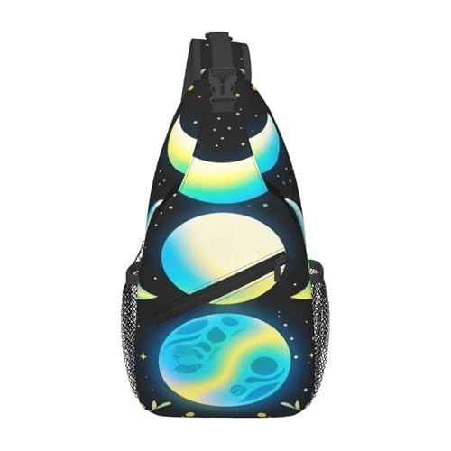 peiyeety Frühlingsblumen-Kreuz-Brusttasche mit schwarzer Katze, Willkommen, für Damen und Herren, verstellbare Umhängetasche, Schulterrucksack peiyeety Frühlingsblumen-Kreuz-Brusttasche mit schwarzer Katze, Willkommen, für Damen und Herren, verstellbare Umhängetasche, Schulterrucksack von peiyeety