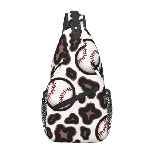 peiyeety Love Baseball Bat Cross Brusttasche für Damen und Herren, verstellbare Umhängetasche, Schulterrucksack peiyeety Love Baseball Bat Cross Brusttasche für Damen und Herren, verstellbare Umhängetasche, Schulterrucksack von peiyeety