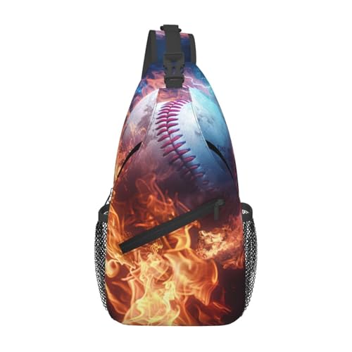 peiyeety Love Baseball Bat Cross Brusttasche für Damen und Herren, verstellbare Umhängetasche, Schulterrucksack peiyeety Love Baseball Bat Cross Brusttasche für Damen und Herren, verstellbare Umhängetasche, Schulterrucksack von peiyeety