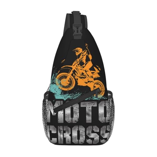 peiyeety Motocross Dirt Bike Cross Rider Cross Brusttasche für Damen und Herren, verstellbare Umhängetaschen, Schulterrucksack peiyeety Motocross Dirt Bike Cross Rider Cross Brusttasche für Damen und Herren, verstellbare Umhängetaschen, Schulterrucksack von peiyeety