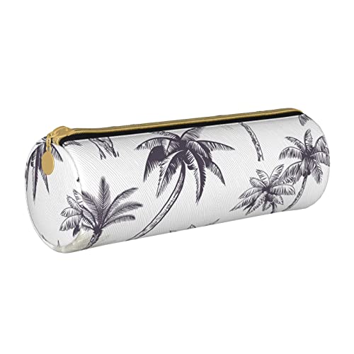 peiyeety Palmen, schönes, süßes Federmäppchen, tragbare Stifttasche, Organizer, Schreibwarenbox mit Reißverschluss, Kosmetiktasche von peiyeety