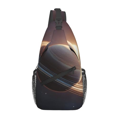 peiyeety Umhängetasche, Umhängetasche, Brusttasche, Saturn-Ring, Planet, Sling-Rucksack, lässige Taillen-Gürteltasche für unterwegs peiyeety Umhängetasche, Umhängetasche, Brusttasche, Saturn-Ring, Planet, Sling-Rucksack, lässige Taillen-Gürteltasche für unterwegs von peiyeety
