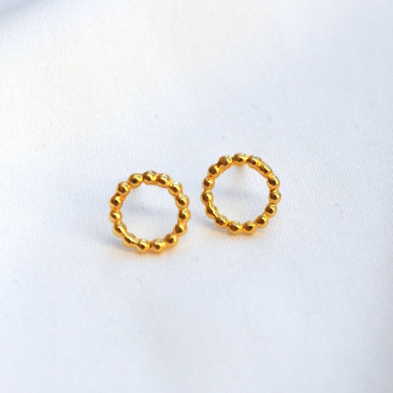 Cycle Ohrstecker 925Er Vergoldet von pelyo