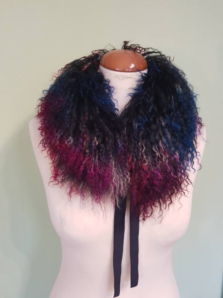 Loop, Schal, Scarf Aus Tibetlammfell von pelzArt