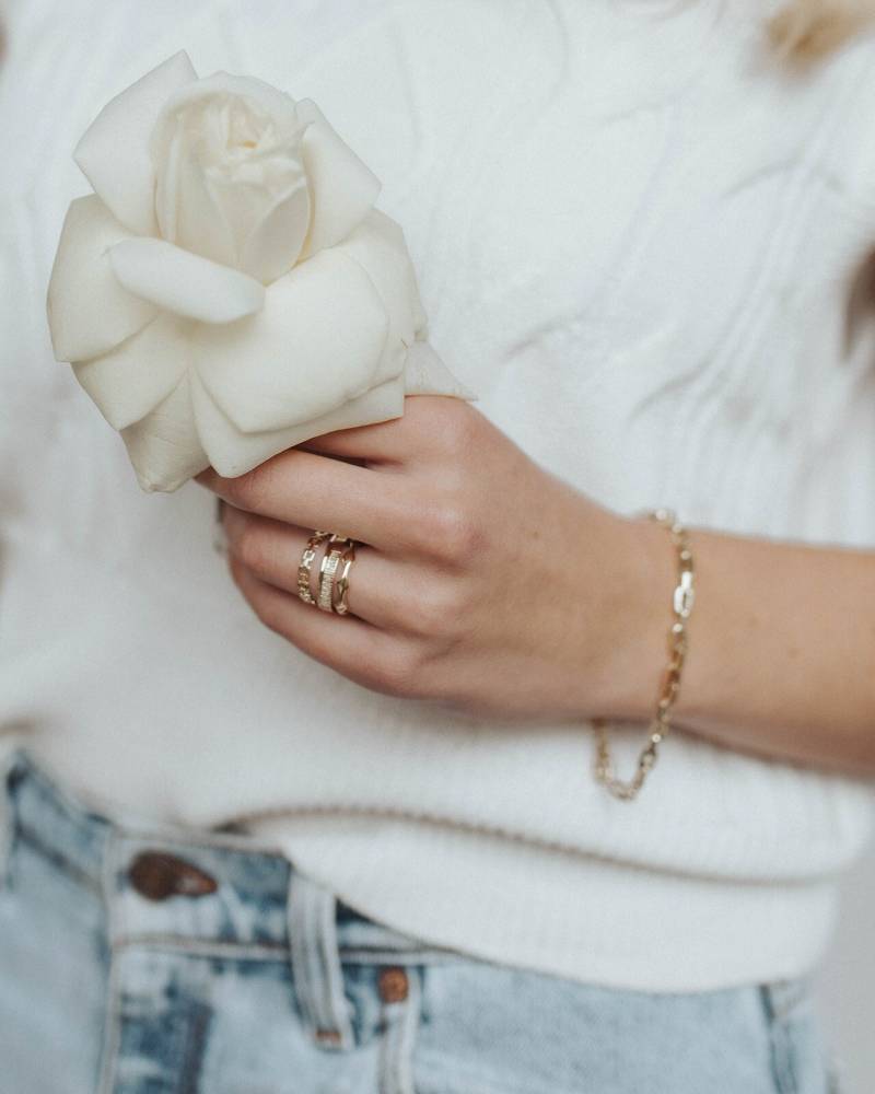 14K Gliederarmband von penelopefinejewelry