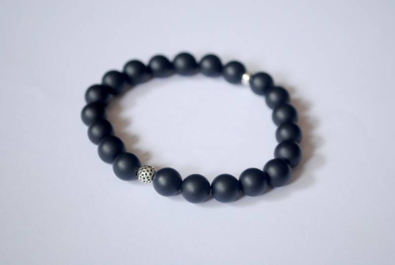 Ein Klassiker "Unisex Black Onyx Armband" von penny1881