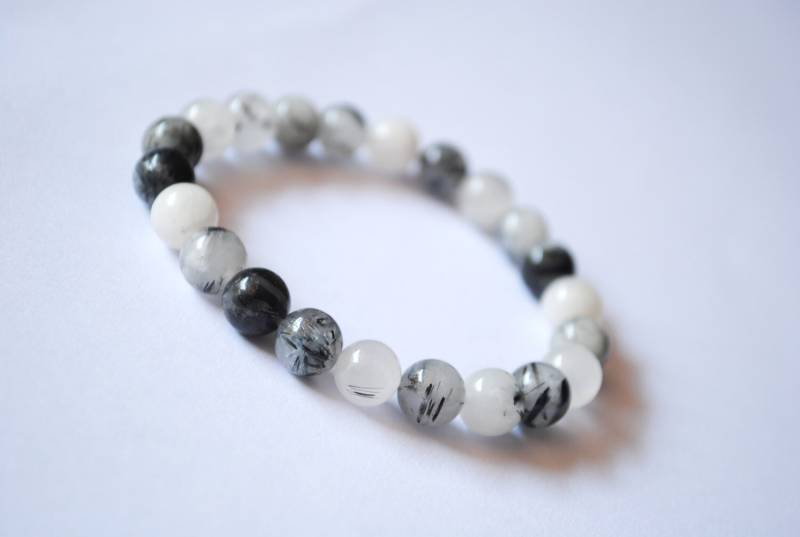 Ein Schönes Stück Tourmalated Quarz Edelstein Armband von penny1881