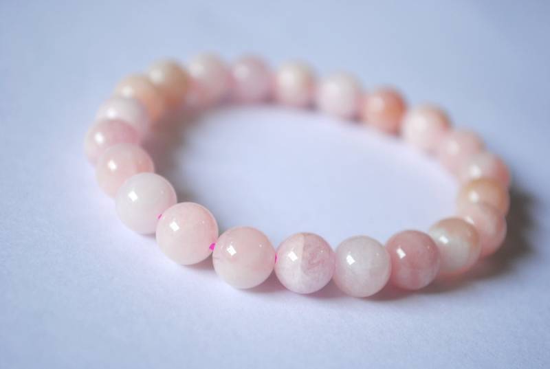 Eine Schöne Einfache 8 Mm. Morganit Edelstein Armband Eine Schöne Einfache 8 Mm. Morganit Edelstein Armband von penny1881