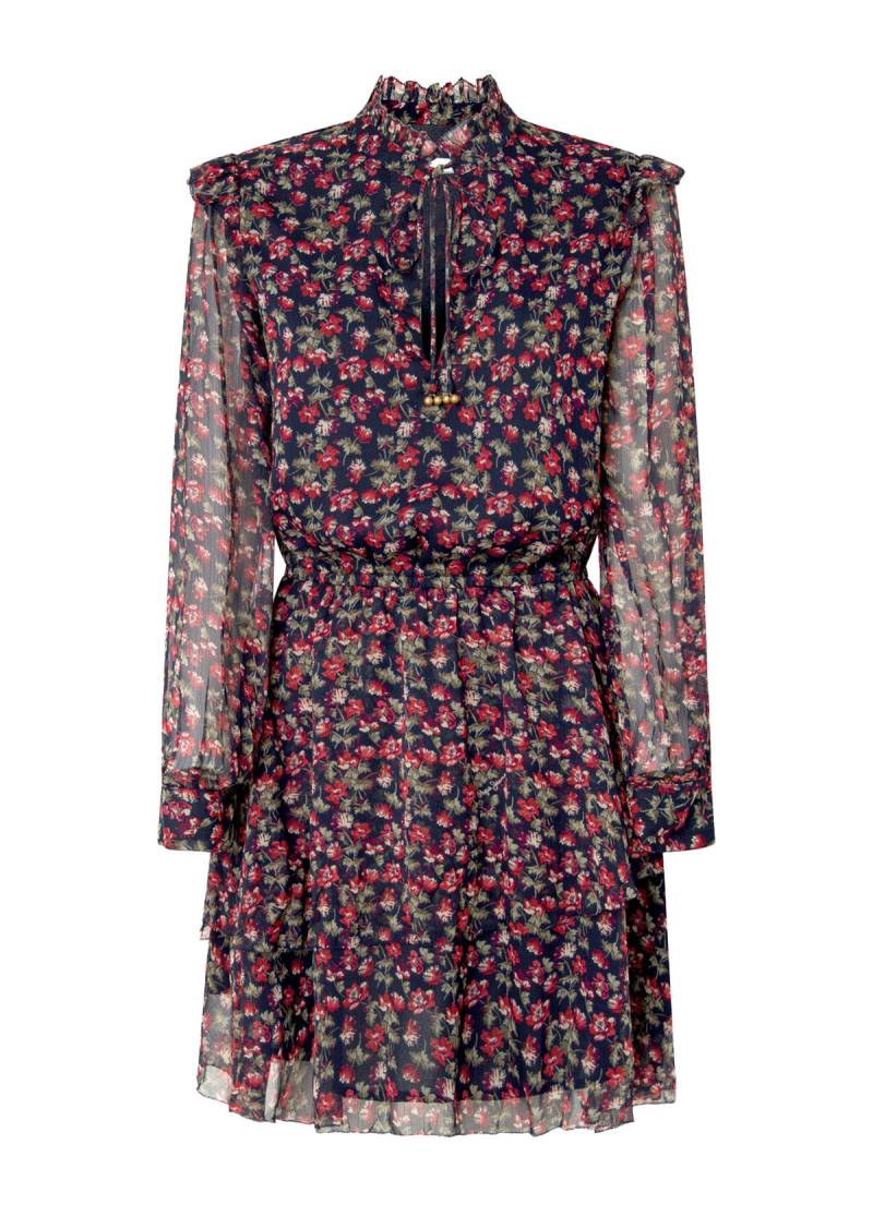 pepe jeans london - Kleid mit Blumenmuster rot - Gr. - XS von pepe jeans london