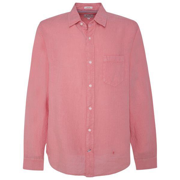 pepe jeans london - Regular Fit: Langarmhemd pink - Gr. - S von pepe jeans london