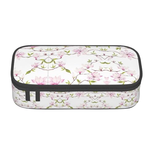 perangg Federmäppchen mit Blumenmotiv, großes Fassungsvermögen, Schreibwaren-Organizer mit Reißverschluss, für Büro und Uni perangg Federmäppchen mit Blumenmotiv, großes Fassungsvermögen, Schreibwaren-Organizer mit Reißverschluss, für Büro und Uni von perangg