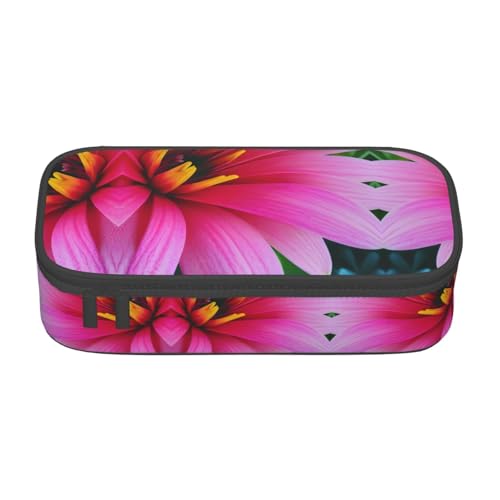 perangg Federmäppchen mit Hawaii-Blumen-Motiv, großes Fassungsvermögen, Stiftetasche, Schreibwaren-Organizer mit Reißverschluss, für Büro und Uni perangg Federmäppchen mit Hawaii-Blumen-Motiv, großes Fassungsvermögen, Stiftetasche, Schreibwaren-Organizer mit Reißverschluss, für Büro und Uni von perangg