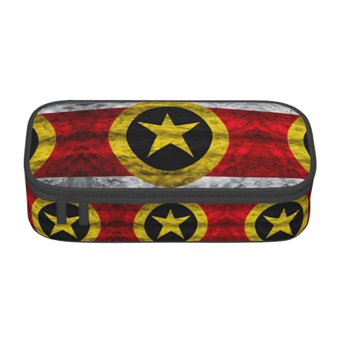 perangg Federmäppchen mit Maryland-Flagge, großes Fassungsvermögen, Stiftetasche, Schreibwaren-Organizer mit Reißverschluss, für Büro und Uni perangg Federmäppchen mit Maryland-Flagge, großes Fassungsvermögen, Stiftetasche, Schreibwaren-Organizer mit Reißverschluss, für Büro und Uni von perangg