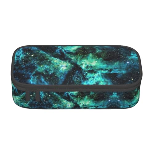 perangg Federmäppchen mit tanzendem Skelettbären, großes Fassungsvermögen, Stiftetasche, Schreibwaren-Organizer mit Reißverschluss, für Büro und Uni von perangg