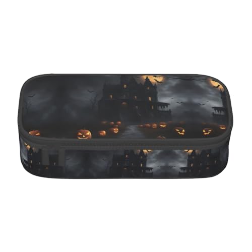 perangg Halloween Gothic Federmäppchen mit großem Fassungsvermögen, Schreibwaren-Organizer mit Reißverschluss, für Büro und Uni perangg Halloween Gothic Federmäppchen mit großem Fassungsvermögen, Schreibwaren-Organizer mit Reißverschluss, für Büro und Uni von perangg