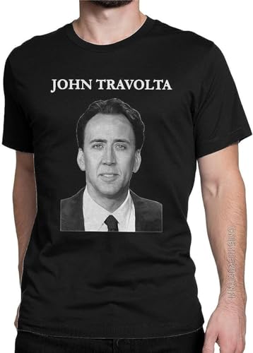 Men T-Shirt Nicolas Cage John Travolta Face Off Funny Cotton Tees Short Sleeve T Shirt O Neck Tops Adult Black L Men T-Shirt Nicolas Cage John Travolta Face Off Funny Cotton Tees Short Sleeve T Shirt O Neck Tops Adult Black L von perdu