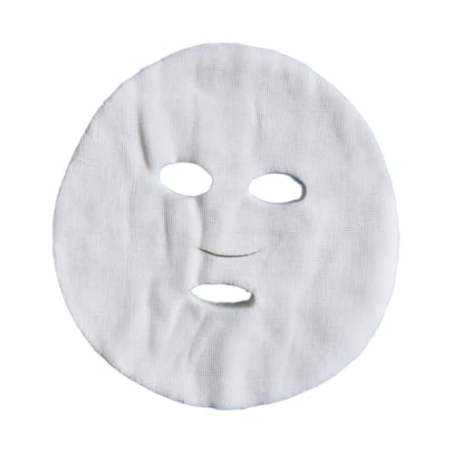 perfk 100 Stücke Gaze Gesichtsmaske, vorgeschnitten, atmungsaktiv mit Maschenweich für Frauen Mädchen Gesicht Gaze Maskenpolster für Hautpflege Home Spa, Style A von perfk