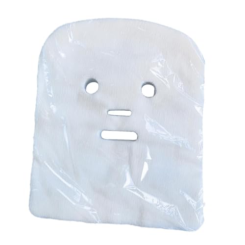 perfk 100 Stücke Gaze Gesichtsmaske, vorgeschnitten, atmungsaktiv mit Maschenweich für Frauen Mädchen Gesicht Gaze Maskenpolster für Hautpflege Home Spa, Style F von perfk