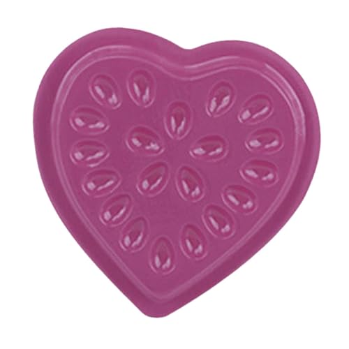 perfk 100x Wimpern Verlängerung Kleber Tray Lash Droplet Tray Lash Supplies Herz Form Wimpern Drop Tray Mädchen Frauen, Lila von perfk