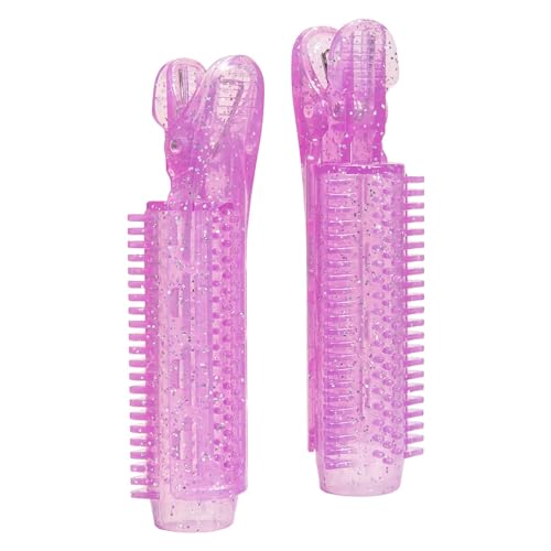 perfk 2 Stück Volumen-Haarspangen, Haarvolumen-Clips für Frauen und Mädchen, Haar-Accessoire, Haarspangen, Haar-Styling-Tool für unterwegs, ROSA von perfk