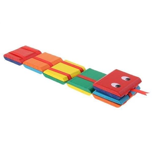 perfk 2x Kreative Schlangen Flip Bord Magie Buch Spielzeug Attraktive Kinder Bunte Baby von perfk