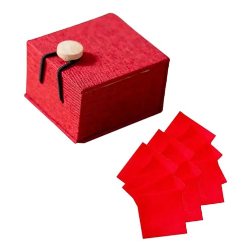 perfk Chinesisches Lippenstift-Papier, tragbares Geburtstagsgeschenk, klassischer Lippenstift-Papier-Antihaft-Becher für Familientreffen, von perfk