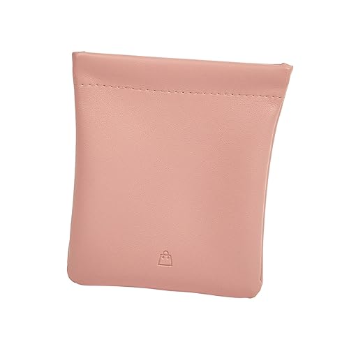 perfk Damen-Kosmetiktasche, Aufbewahrungstasche, PU-, Kopfhörer-Schutzhülle, Lippenstift-Tasche, wasserdichter Kleingeldhalter, Münzgeldbörse, Tasche, ROSA von perfk