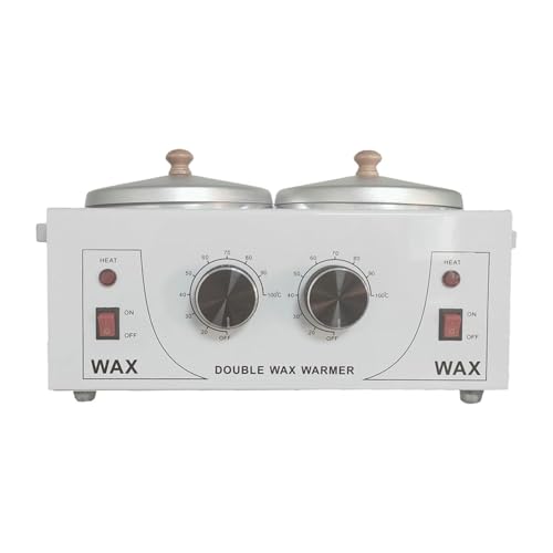 perfk Doppel -Wachs -Topfkit, tragbare Wachsheizmaschine, einstellbare Temperatur -Schmelzmaschine Doppelwachs -Topf von perfk