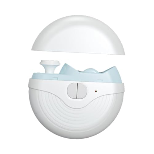 perfk Elektrischer automatischer Nagelknipser, Fingernagelschneider, Multifunktions-Fingernagelschneider, Nagelpolierer für Erwachsene, Kinder, ältere, Weiß von perfk