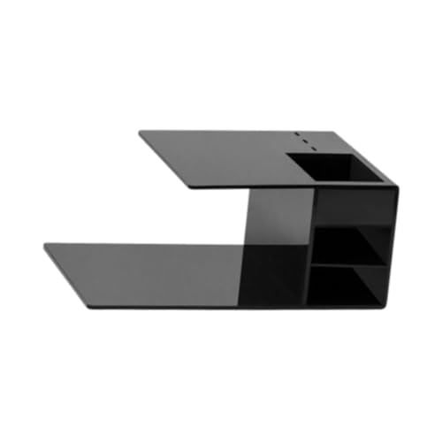 perfk Eyelash Extension Tool Organizer Regal Speicher Laie -Tablett Organizer Lash Extension Supply Organizer für Schlafsaalfachleute, Schwarz von perfk