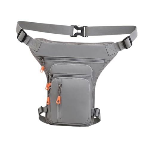 perfk Männer Taillenbeutel Hüfte Pack Fanny Pack Drop Bein Beutel Hip Beutel Oberschenkeltasche Umhängetasche zum Reihenstieg Sport Fahren Fahrradfahren, Seite Reißverschluss Grau perfk Männer Taillenbeutel Hüfte Pack Fanny Pack Drop Bein Beutel Hip Beutel Oberschenkeltasche Umhängetasche zum Reihenstieg Sport Fahren Fahrradfahren, Seite Reißverschluss Grau von perfk