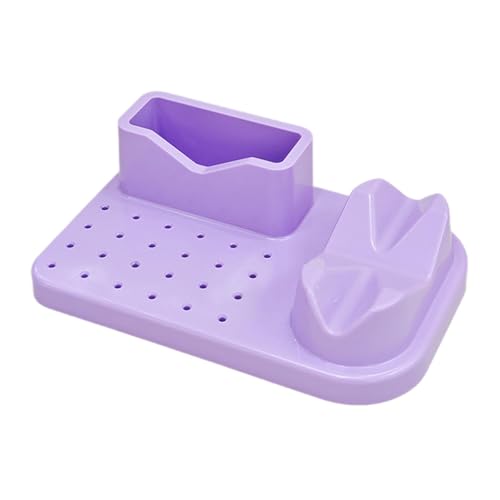 perfk Nägel Poliermaschine Organizer Bits Storage Box Schleifmaschinenschlüssel Display Case Maniküre Werkzeuge 20 Löcher Bohrerhalter, Lila perfk Nägel Poliermaschine Organizer Bits Storage Box Schleifmaschinenschlüssel Display Case Maniküre Werkzeuge 20 Löcher Bohrerhalter, Lila von perfk